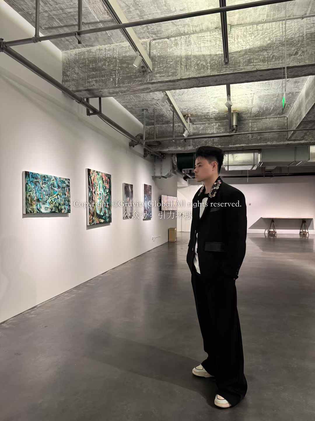 生活场景底图 当代画展艺术踱步